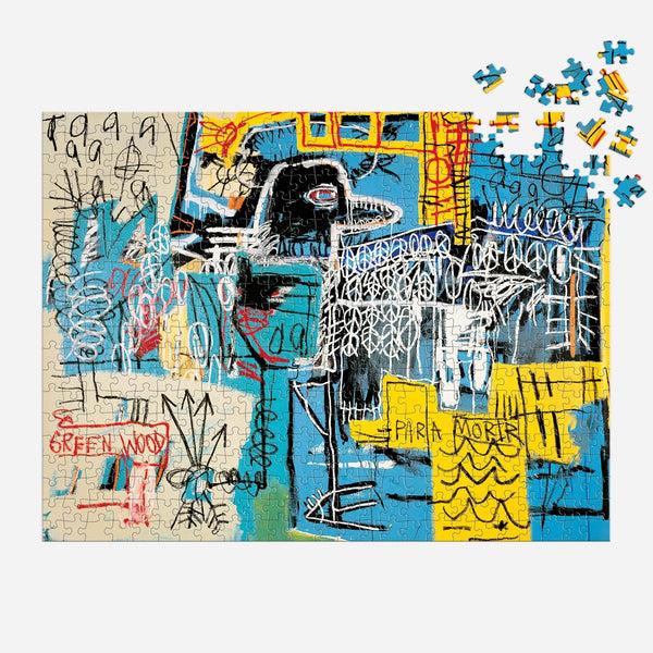 Galison Basquiat Bird On Money 500 Piece Book Puzzle