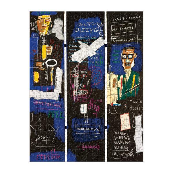 Galison Basquiat Horn Players 500 Piece Book Puzzle