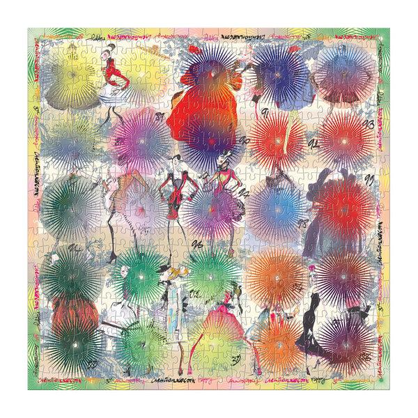 Galison Christian Lacroix Heritage Collection Lacroix Photocall Double-Sided 500 Piece Jigsaw Puzzle