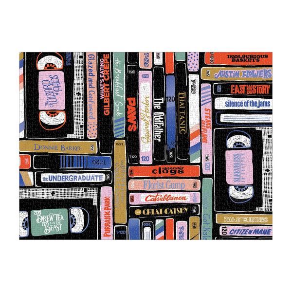 Galison Classic Rewind 1000 Piece Foil Jigsaw Puzzle