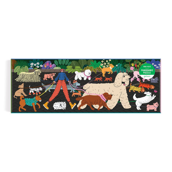 Galison Dog Walk 1000 Piece Panoramic Jigsaw Puzzle