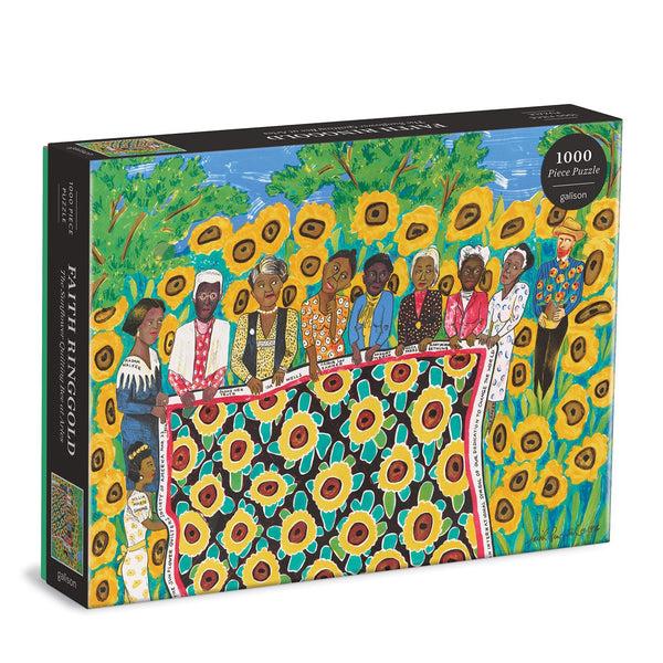 galison Faith Ringgold The Sunflower Quilting Bee at Arles 1000 Piece Jigsaw Puzzle