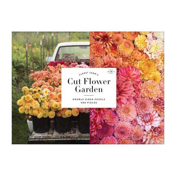 Galison Floret Farm's Cut Flower Garden Double-Sided 500 Piece Jigsaw Puzzle