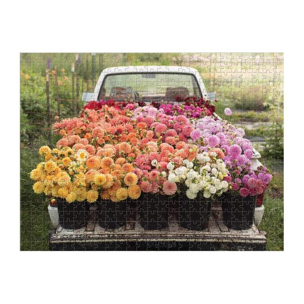 Galison Floret Farm's Cut Flower Garden Double-Sided 500 Piece Jigsaw Puzzle