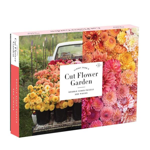 galison Floret Farm's Cut Flower Garden Double-Sided 500 Piece Jigsaw Puzzle