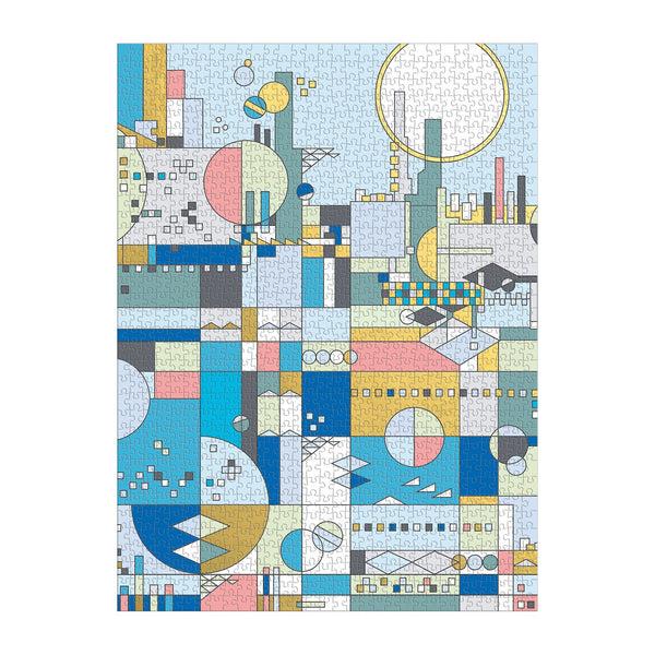 Galison Frank Lloyd Wright City By The Sea 1000 Piece Foil Puzzle