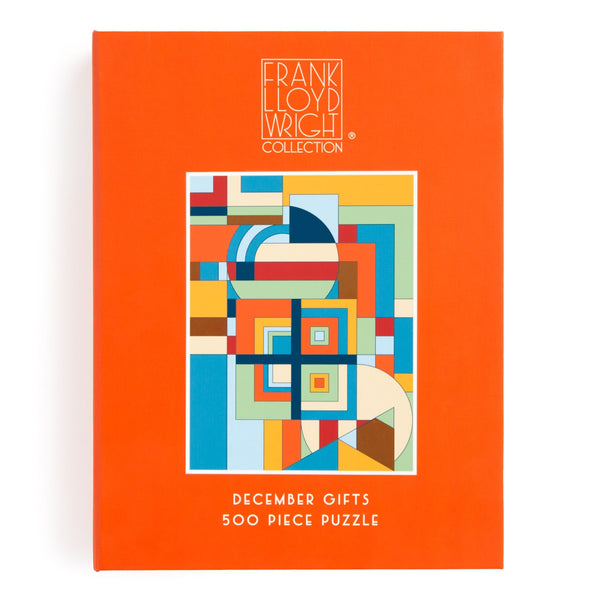 Galison Frank Lloyd Wright December Gifts 500 Piece Book Puzzle