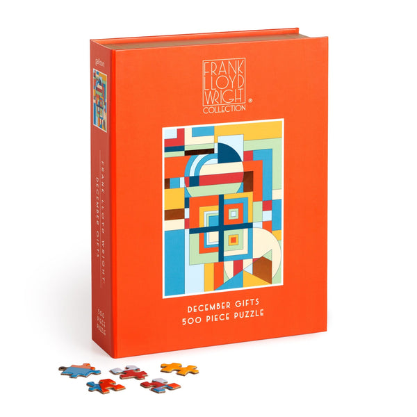 galison Frank Lloyd Wright December Gifts 500 Piece Book Puzzle