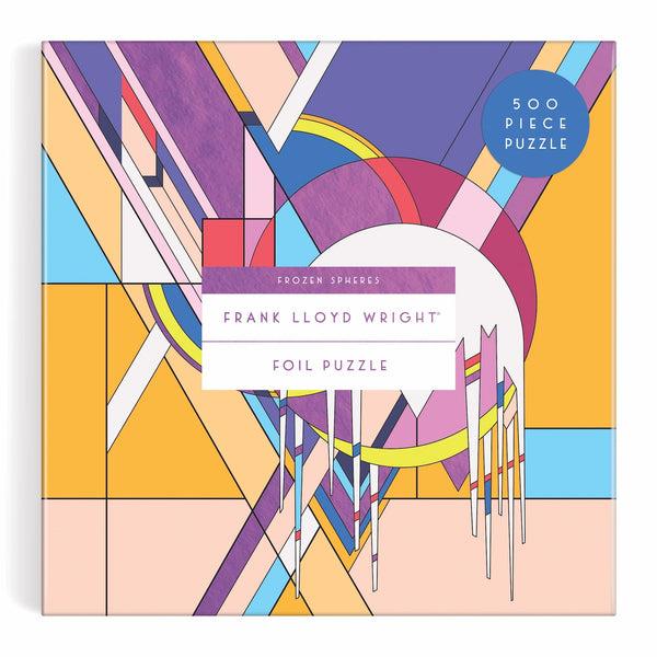 Galison Frank Lloyd Wright Frozen Spheres 500 Piece Foil Puzzle