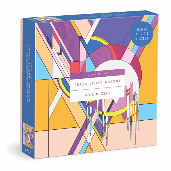 galison Frank Lloyd Wright Frozen Spheres 500 Piece Foil Puzzle