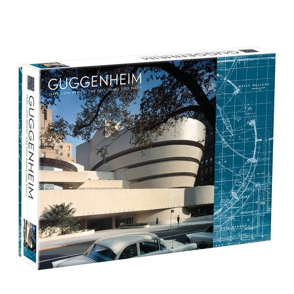 galison Frank Lloyd Wright Guggenheim Double-Sided 500 Piece Jigsaw Puzzle