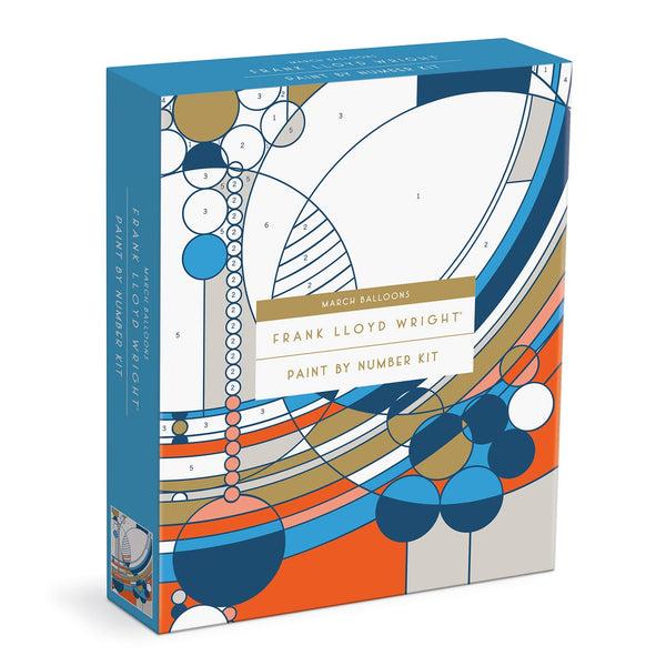 galison Frank Lloyd Wright March Balloons Paint By Number Kit