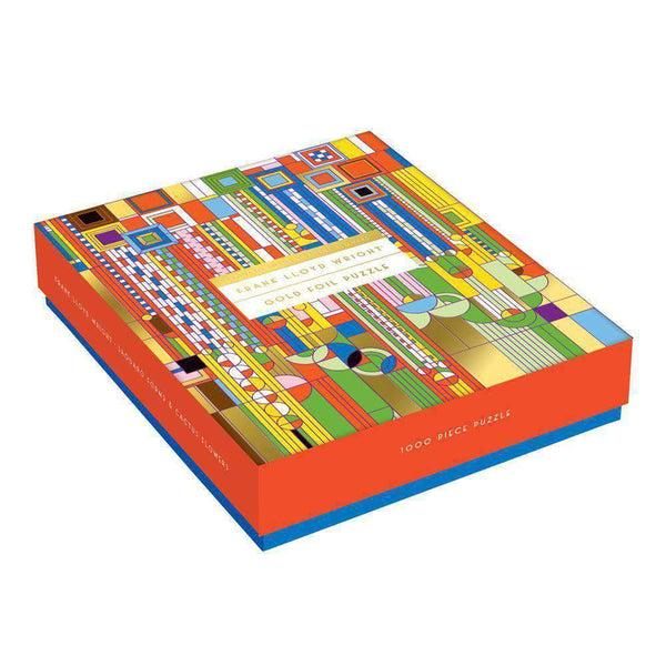 Galison Frank Lloyd Wright Saguaro Cactus And Forms Foil Stamped 1000 Piece Jigsaw Puzzle