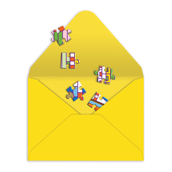 Galison Frank Lloyd Wright Saguaro Forms & Cactus Flowers Greeting Card Puzzle