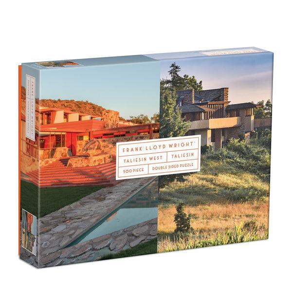 galison Frank Lloyd Wright Taliesin and Taliesin West Double-Sided 500 Piece Jigsaw Puzzle