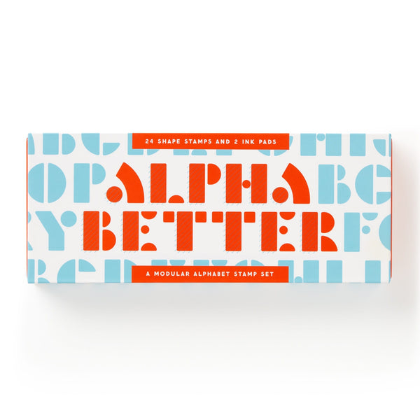 Galison Alpha Better Stamp Set