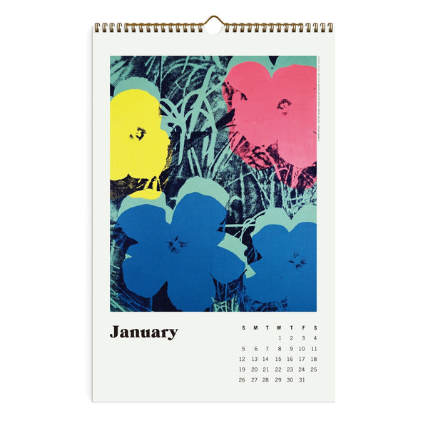 Galison Andy Warhol 2025 Wall Calendar