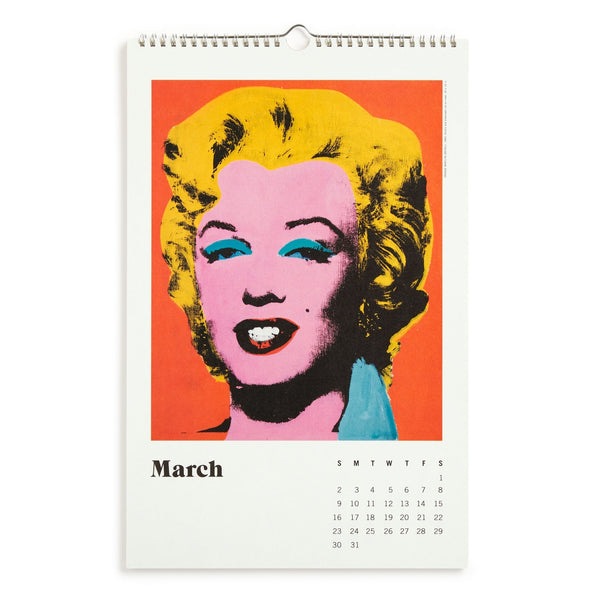 Galison Andy Warhol 2025 Wall Calendar