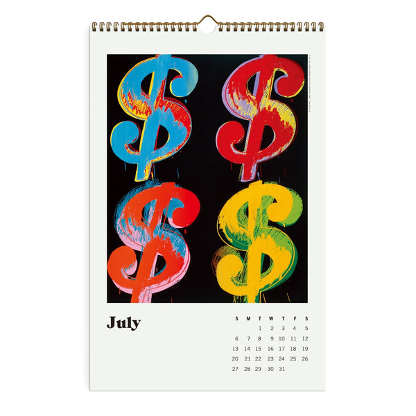 Galison Andy Warhol 2025 Wall Calendar