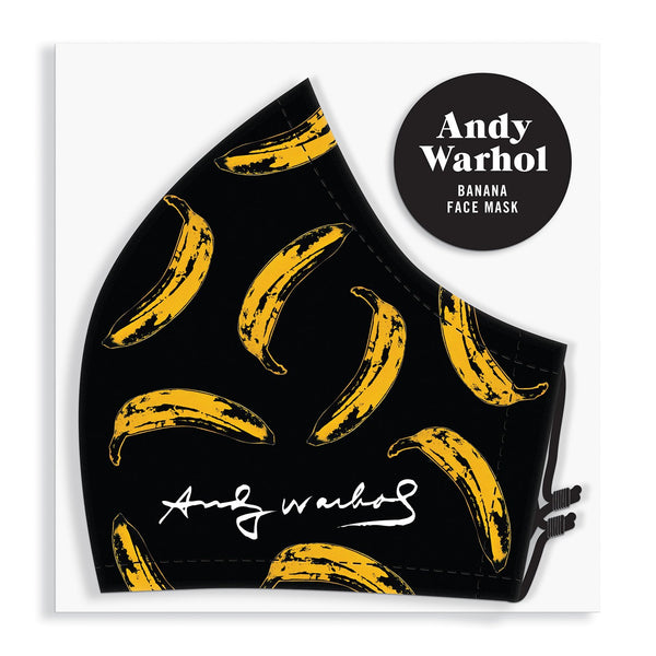galison Andy Warhol Banana Face Mask