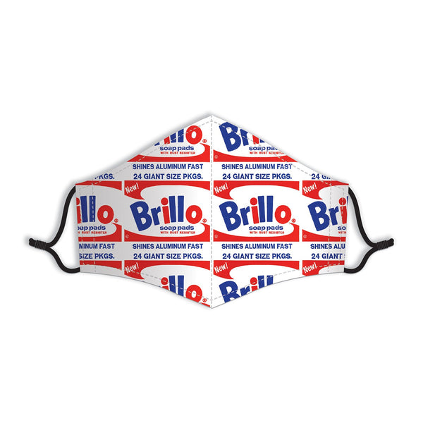 Galison Andy Warhol Brillo Face Mask