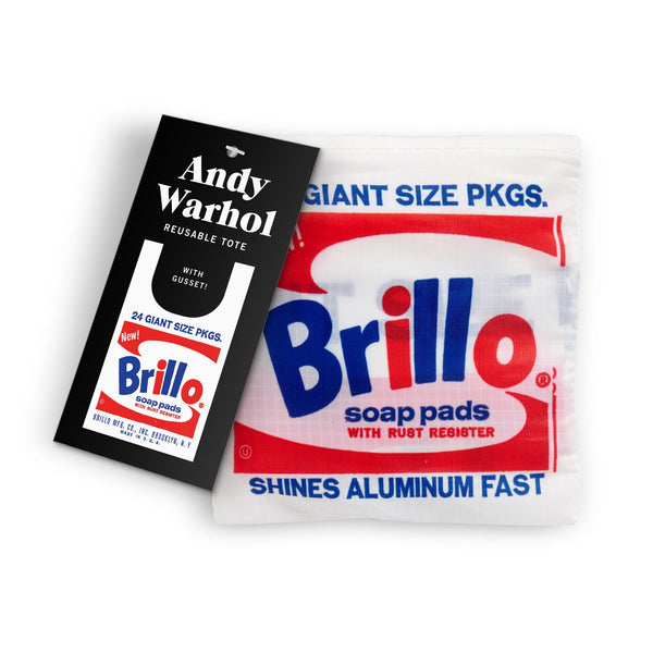 Galison Andy Warhol Brillo Reusable Tote Bag