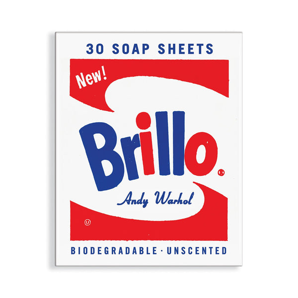 galison Andy Warhol Brillo Soap Sheets