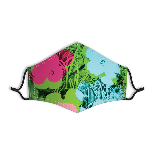 Galison Andy Warhol Flowers Face Mask