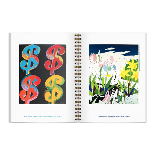 Galison Andy Warhol Inspirational Sketchbook