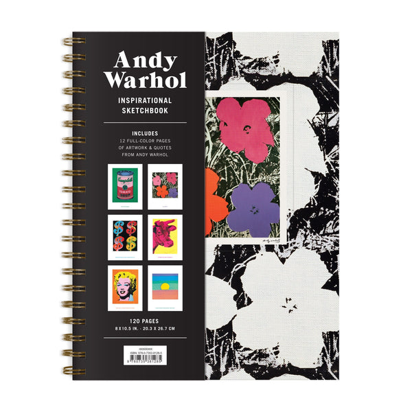 galison Andy Warhol Inspirational Sketchbook