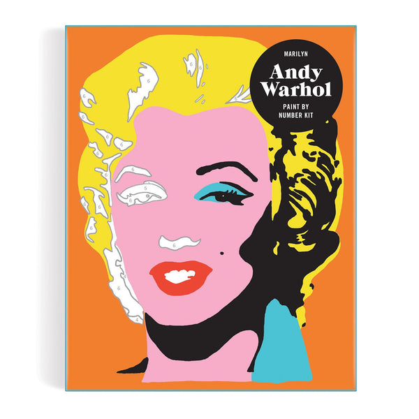 Galison Andy Warhol Marilyn Paint By Number Kit