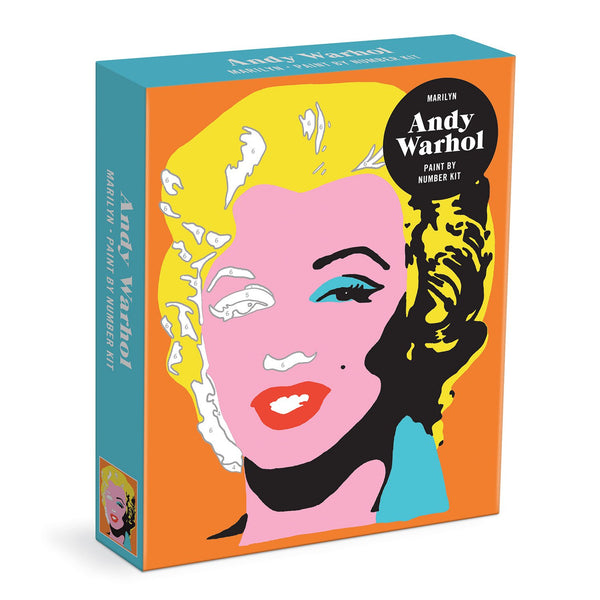 galison Andy Warhol Marilyn Paint By Number Kit