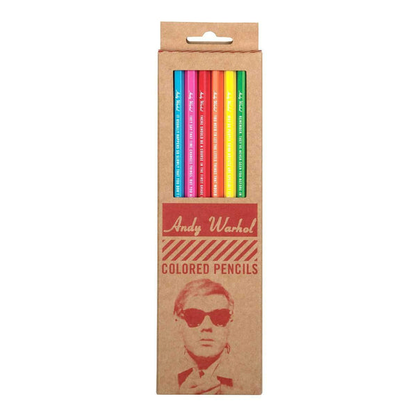 galison Andy Warhol Philosophy 2.0 Colored Pencils