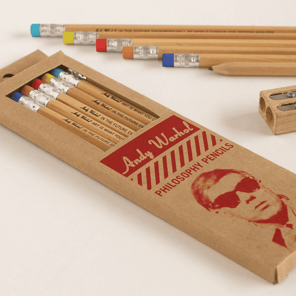 Galison Andy Warhol Philosophy Pencil Set