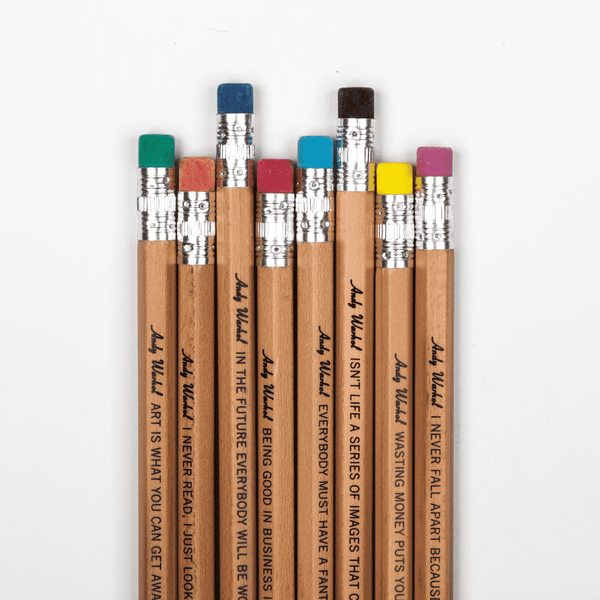 Galison Andy Warhol Philosophy Pencil Set