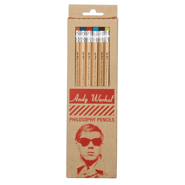 galison Andy Warhol Philosophy Pencil Set