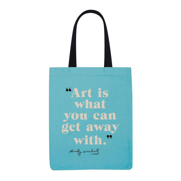 Galison Andy Warhol Poppies Canvas Tote Bag