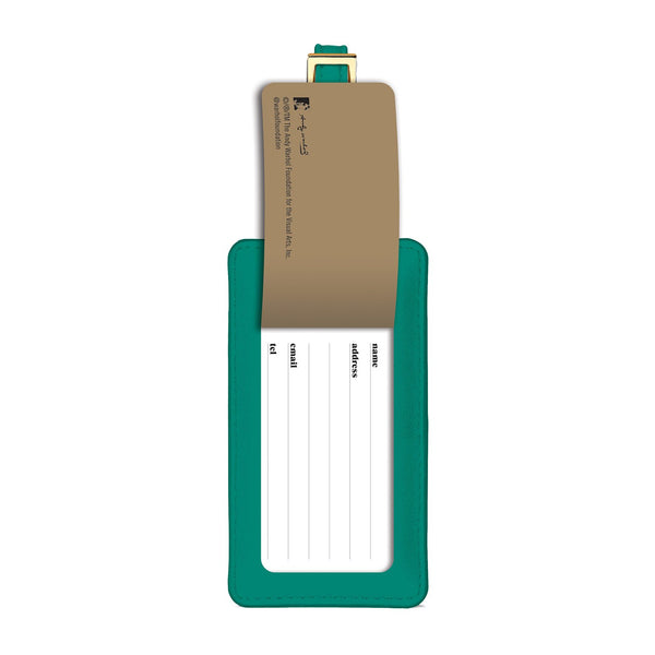 Galison Andy Warhol Quotation Luggage Tag