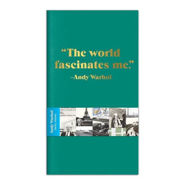 galison Andy Warhol Quotation Travel Journal