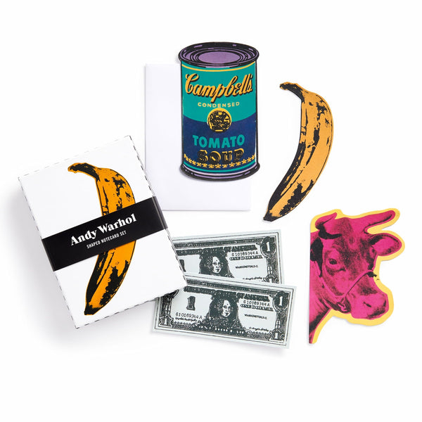 Galison Andy Warhol Shaped Notecard Set