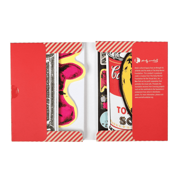 Galison Andy Warhol Shaped Portfolio Notecards