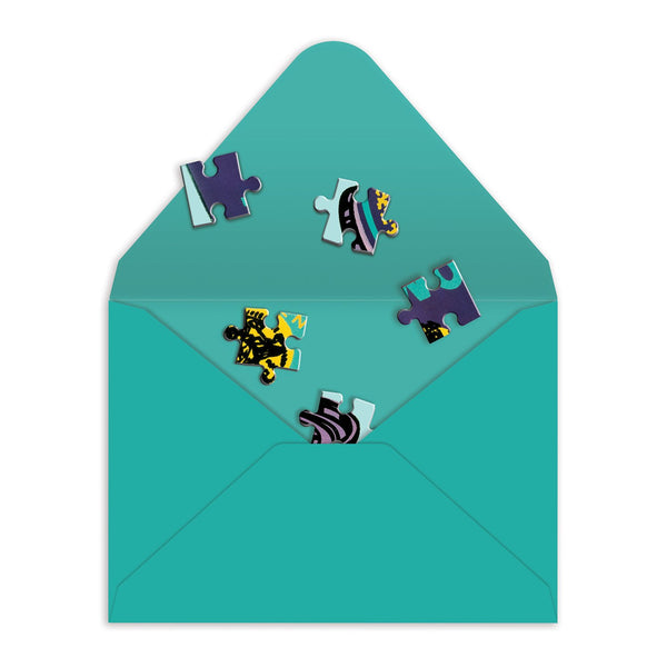 Galison Andy Warhol Soup Can Greeting Card Puzzle