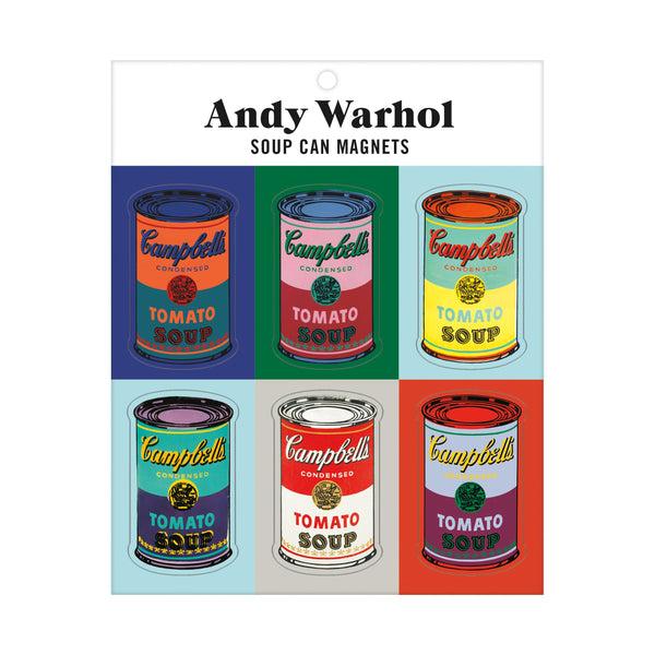 galison Andy Warhol Soup Can Magnet Set
