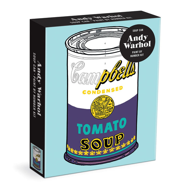 galison Andy Warhol Soup Can Paint By Number Kit