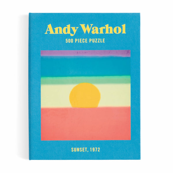 Galison Andy Warhol Sunset 500 Piece Book Puzzle