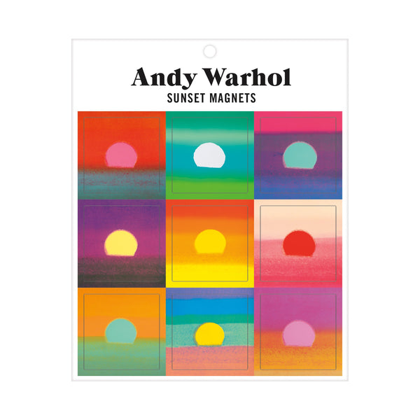 galison Andy Warhol Sunset Magnet Set