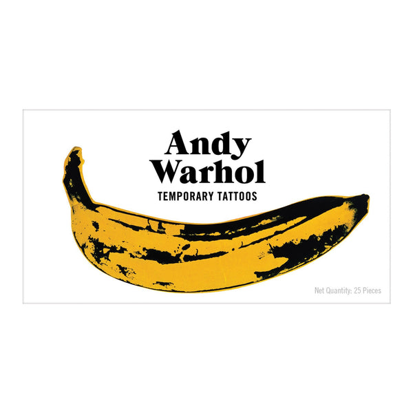 galison Andy Warhol Temporary Tattoo Set