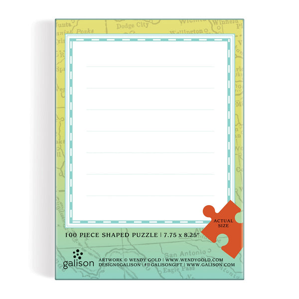 Galison Arizona Mini Shaped Puzzle