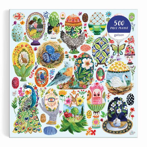 Galison Artisanal Eggs 500 Piece Puzzle