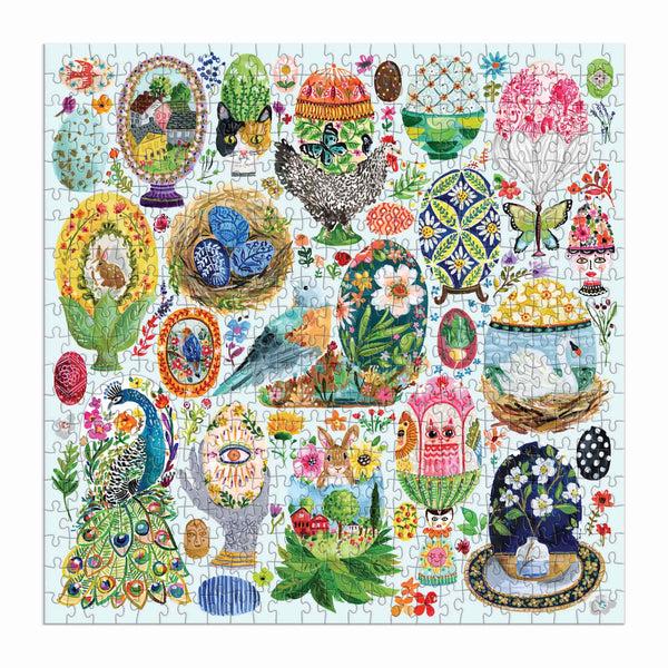 Galison Artisanal Eggs 500 Piece Puzzle